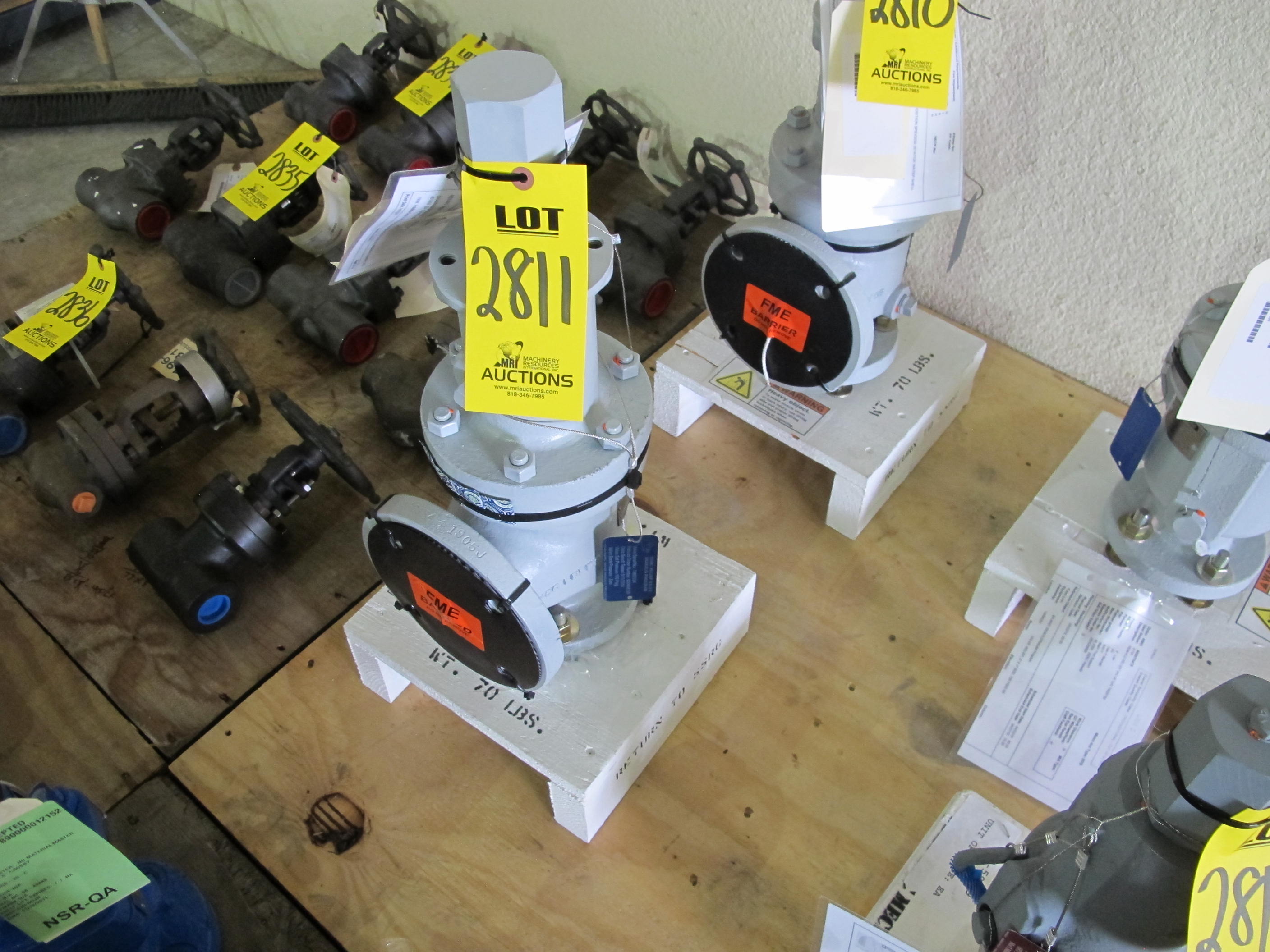 VALVE, RELIEF TYPE, 2" X 3" SIZE, 100 PSIG SETPOINT RATING, CS BASE MATERIAL, FLANGED CONNECTIONS, LIQUID-TRIM STYLE, SS TRIM.ASME VIII "UV" STAMP. PART # 1905-00JC-2-CC-MS-31 (W-51) LOADING & HANDLING FEE $15-